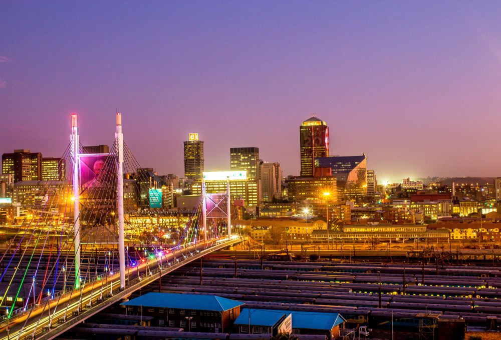 Ankunft in Johannesburg